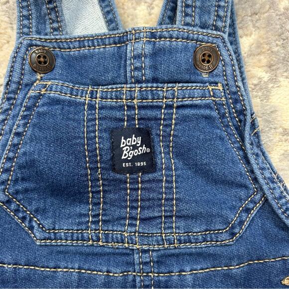 Baby B’gosh infant denim bib overalls 9 months - Picture 4 of 7